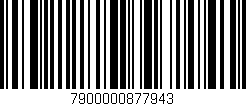 Código de barras (EAN, GTIN, SKU, ISBN): '7900000877943'
