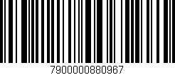 Código de barras (EAN, GTIN, SKU, ISBN): '7900000880967'