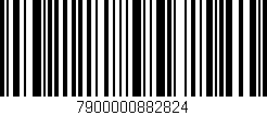 Código de barras (EAN, GTIN, SKU, ISBN): '7900000882824'