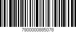 Código de barras (EAN, GTIN, SKU, ISBN): '7900000885078'