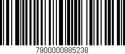 Código de barras (EAN, GTIN, SKU, ISBN): '7900000885238'