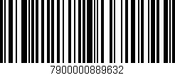Código de barras (EAN, GTIN, SKU, ISBN): '7900000889632'