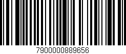 Código de barras (EAN, GTIN, SKU, ISBN): '7900000889656'