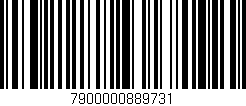 Código de barras (EAN, GTIN, SKU, ISBN): '7900000889731'