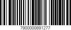 Código de barras (EAN, GTIN, SKU, ISBN): '7900000891277'