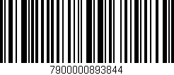 Código de barras (EAN, GTIN, SKU, ISBN): '7900000893844'