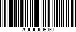 Código de barras (EAN, GTIN, SKU, ISBN): '7900000895060'