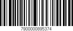 Código de barras (EAN, GTIN, SKU, ISBN): '7900000895374'