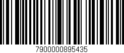 Código de barras (EAN, GTIN, SKU, ISBN): '7900000895435'