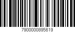 Código de barras (EAN, GTIN, SKU, ISBN): '7900000895619'
