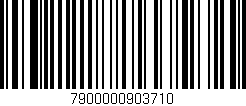 Código de barras (EAN, GTIN, SKU, ISBN): '7900000903710'