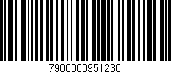 Código de barras (EAN, GTIN, SKU, ISBN): '7900000951230'