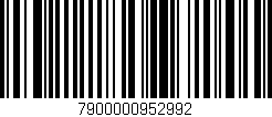 Código de barras (EAN, GTIN, SKU, ISBN): '7900000952992'