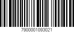 Código de barras (EAN, GTIN, SKU, ISBN): '7900001093021'