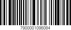 Código de barras (EAN, GTIN, SKU, ISBN): '7900001096084'