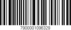 Código de barras (EAN, GTIN, SKU, ISBN): '7900001096329'