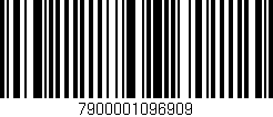 Código de barras (EAN, GTIN, SKU, ISBN): '7900001096909'