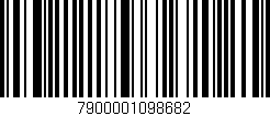 Código de barras (EAN, GTIN, SKU, ISBN): '7900001098682'