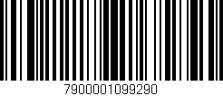 Código de barras (EAN, GTIN, SKU, ISBN): '7900001099290'