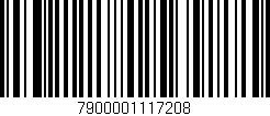 Código de barras (EAN, GTIN, SKU, ISBN): '7900001117208'