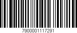 Código de barras (EAN, GTIN, SKU, ISBN): '7900001117291'