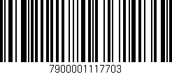 Código de barras (EAN, GTIN, SKU, ISBN): '7900001117703'