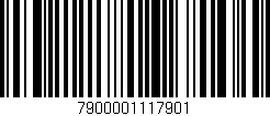 Código de barras (EAN, GTIN, SKU, ISBN): '7900001117901'