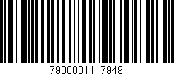 Código de barras (EAN, GTIN, SKU, ISBN): '7900001117949'