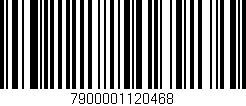 Código de barras (EAN, GTIN, SKU, ISBN): '7900001120468'