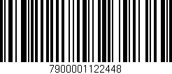 Código de barras (EAN, GTIN, SKU, ISBN): '7900001122448'