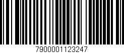 Código de barras (EAN, GTIN, SKU, ISBN): '7900001123247'
