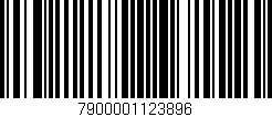 Código de barras (EAN, GTIN, SKU, ISBN): '7900001123896'