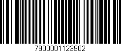 Código de barras (EAN, GTIN, SKU, ISBN): '7900001123902'