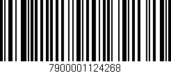Código de barras (EAN, GTIN, SKU, ISBN): '7900001124268'