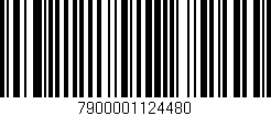 Código de barras (EAN, GTIN, SKU, ISBN): '7900001124480'