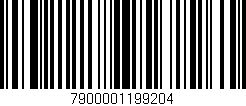 Código de barras (EAN, GTIN, SKU, ISBN): '7900001199204'