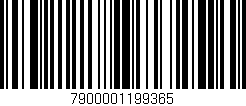 Código de barras (EAN, GTIN, SKU, ISBN): '7900001199365'