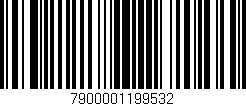 Código de barras (EAN, GTIN, SKU, ISBN): '7900001199532'