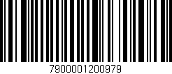 Código de barras (EAN, GTIN, SKU, ISBN): '7900001200979'