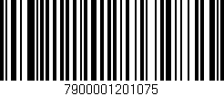 Código de barras (EAN, GTIN, SKU, ISBN): '7900001201075'
