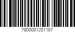 Código de barras (EAN, GTIN, SKU, ISBN): '7900001201167'