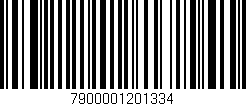 Código de barras (EAN, GTIN, SKU, ISBN): '7900001201334'