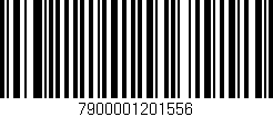 Código de barras (EAN, GTIN, SKU, ISBN): '7900001201556'