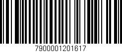 Código de barras (EAN, GTIN, SKU, ISBN): '7900001201617'