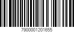 Código de barras (EAN, GTIN, SKU, ISBN): '7900001201655'