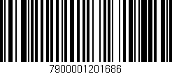 Código de barras (EAN, GTIN, SKU, ISBN): '7900001201686'