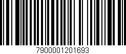 Código de barras (EAN, GTIN, SKU, ISBN): '7900001201693'