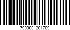 Código de barras (EAN, GTIN, SKU, ISBN): '7900001201709'