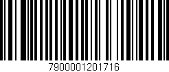 Código de barras (EAN, GTIN, SKU, ISBN): '7900001201716'