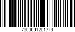 Código de barras (EAN, GTIN, SKU, ISBN): '7900001201778'